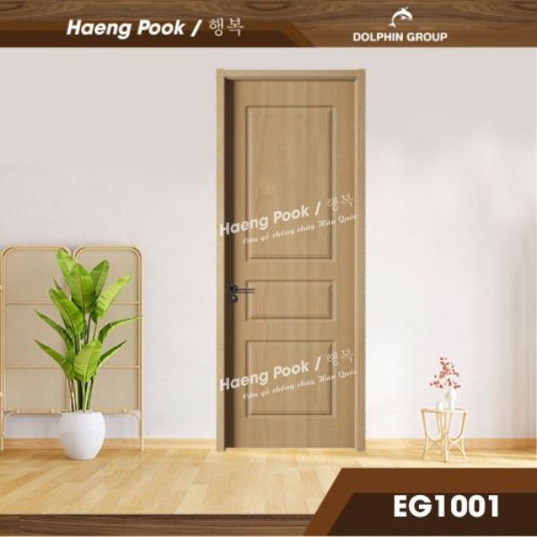 cửa gỗ chống cháy Haeng Pook EG1001